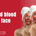Period Blood on face